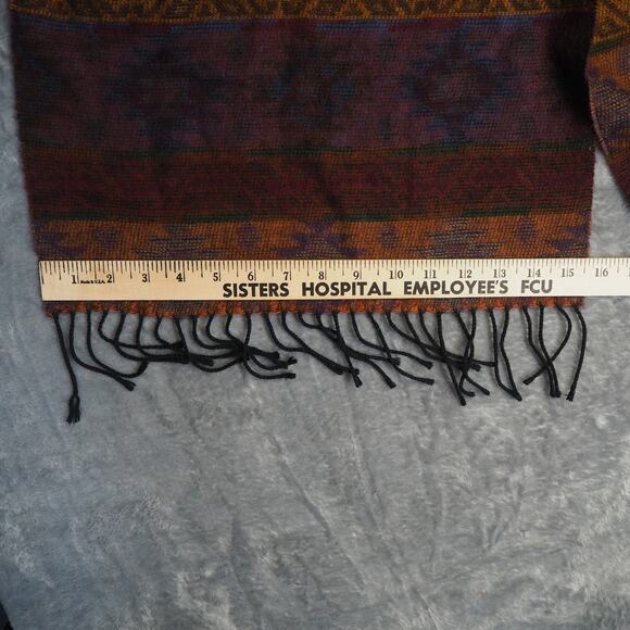 Wilsons 100% Acrylic Scarf 62" long plus 4" fringes by 15" Made in Italy - Picture 3 of 7